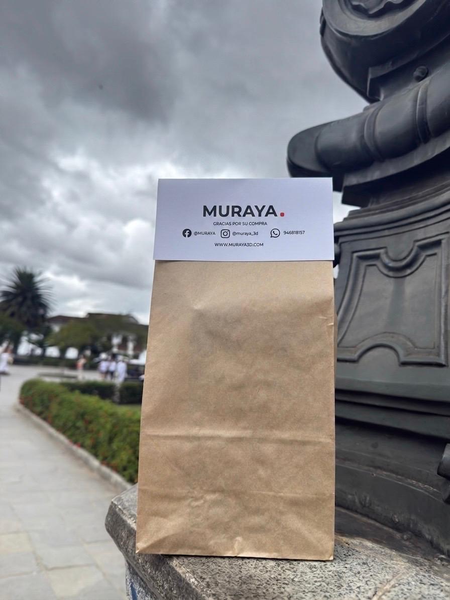 Entrega real de un pedido MURAYA en bolsa kraft